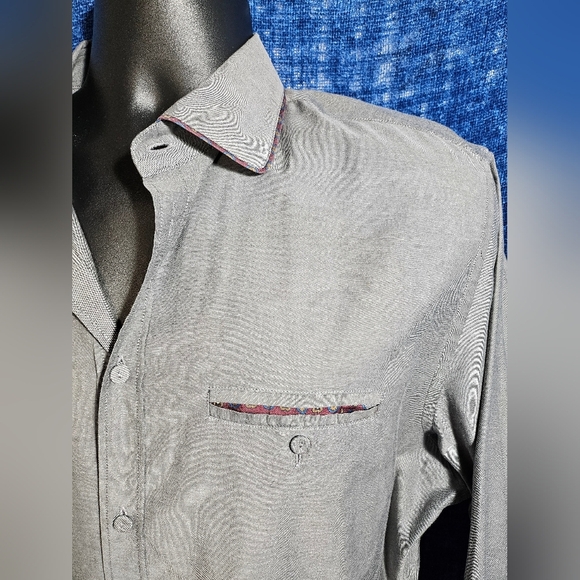 Dolce & Gabbana Men Dark Grey Shirt Small 42 16 1/2 - Picture 4 of 9